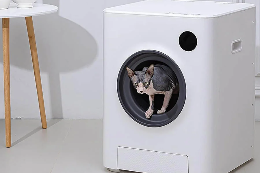 mess free cat litter box