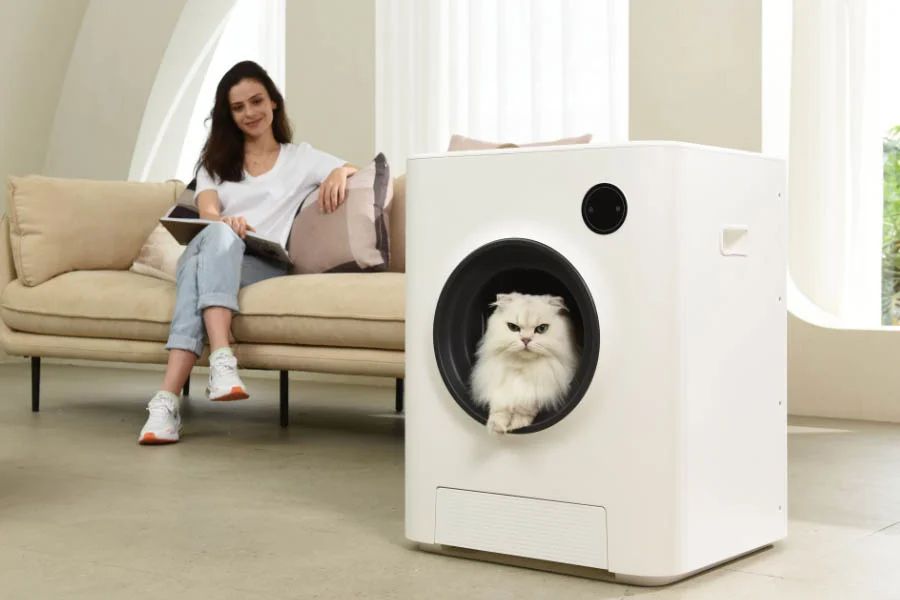 spinning litter box