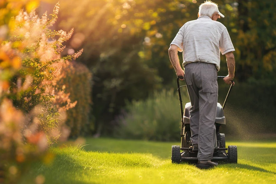 best battery push mower